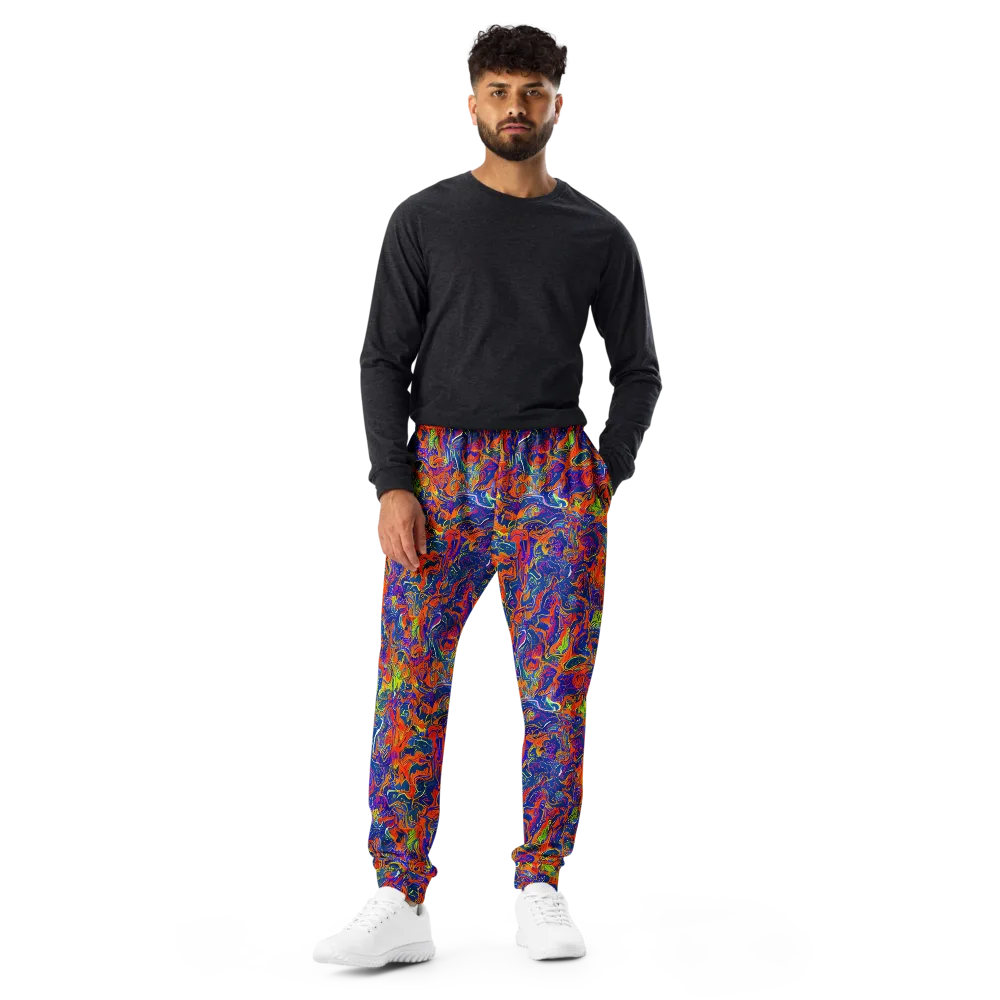 Flame Circuit on Men's Joggers — Front