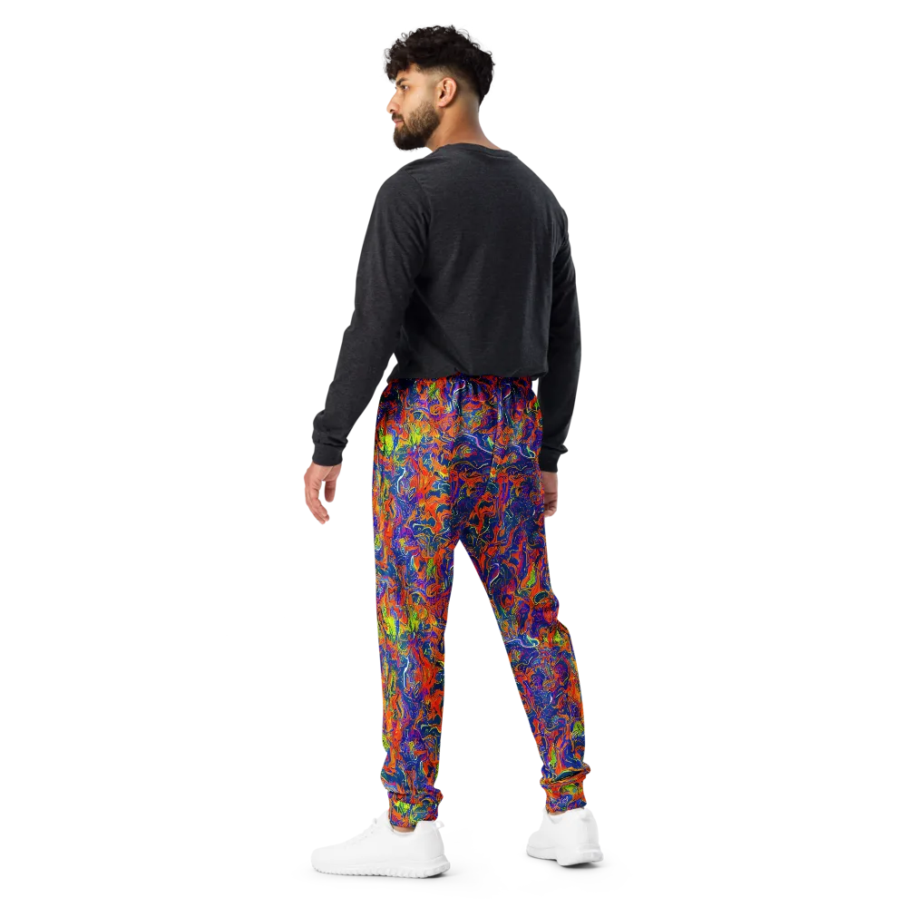 Flame Circuit on Men's Joggers — Back
