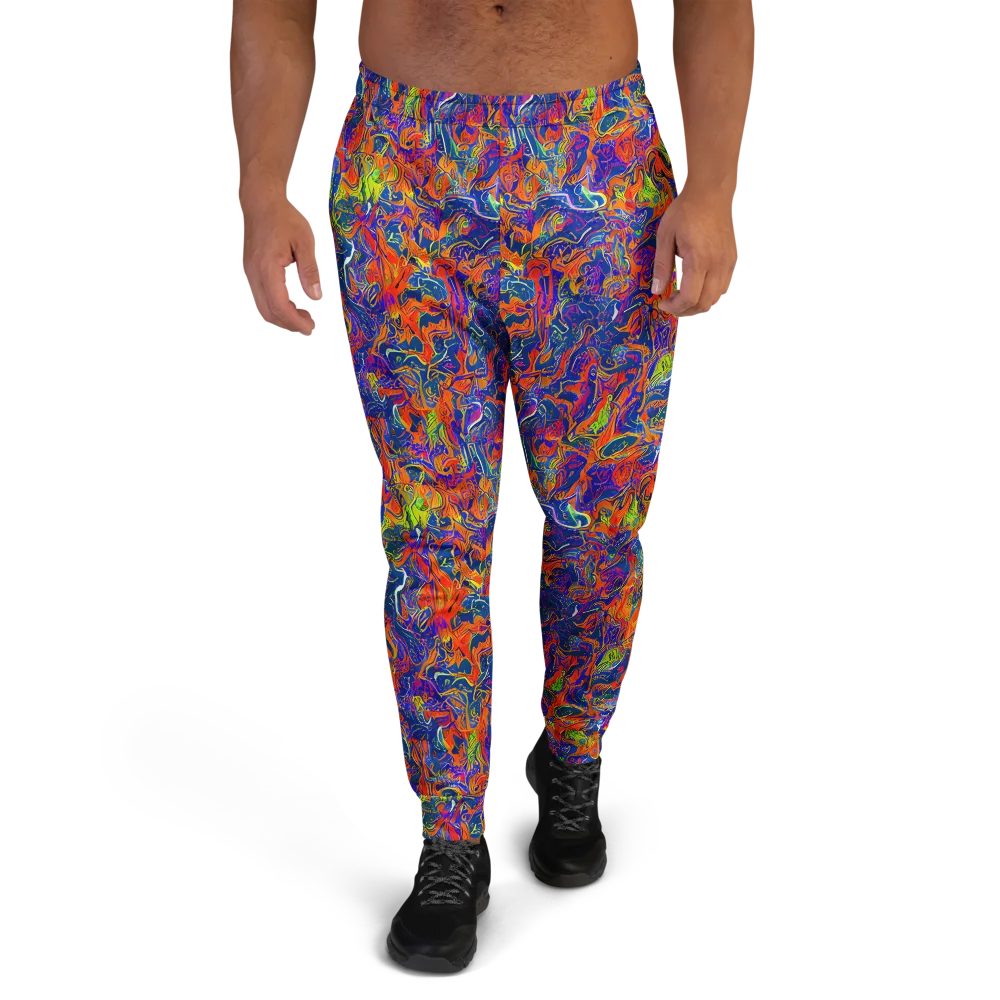 Flame Circuit on Men's Joggers — Front