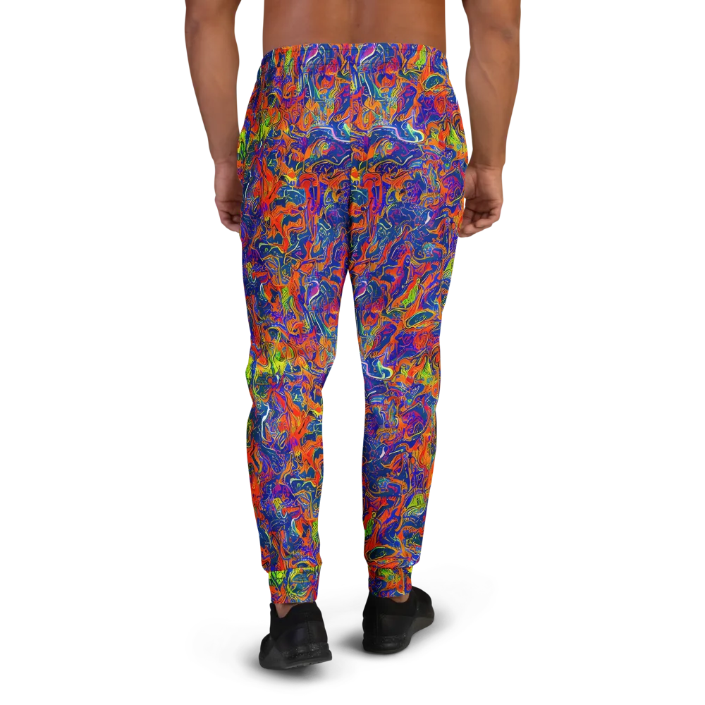 Flame Circuit on Men's Joggers — Back