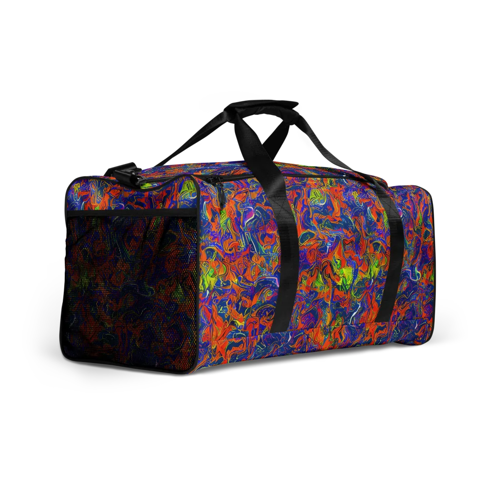Flame Circuit on Duffle Bag — Right Front