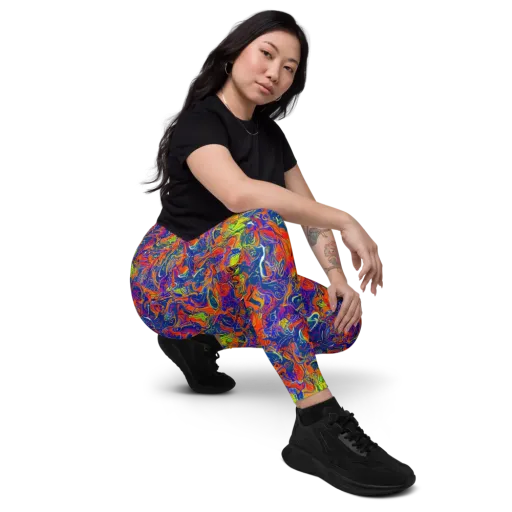 Flame Circuit on a Leggings with Pockets