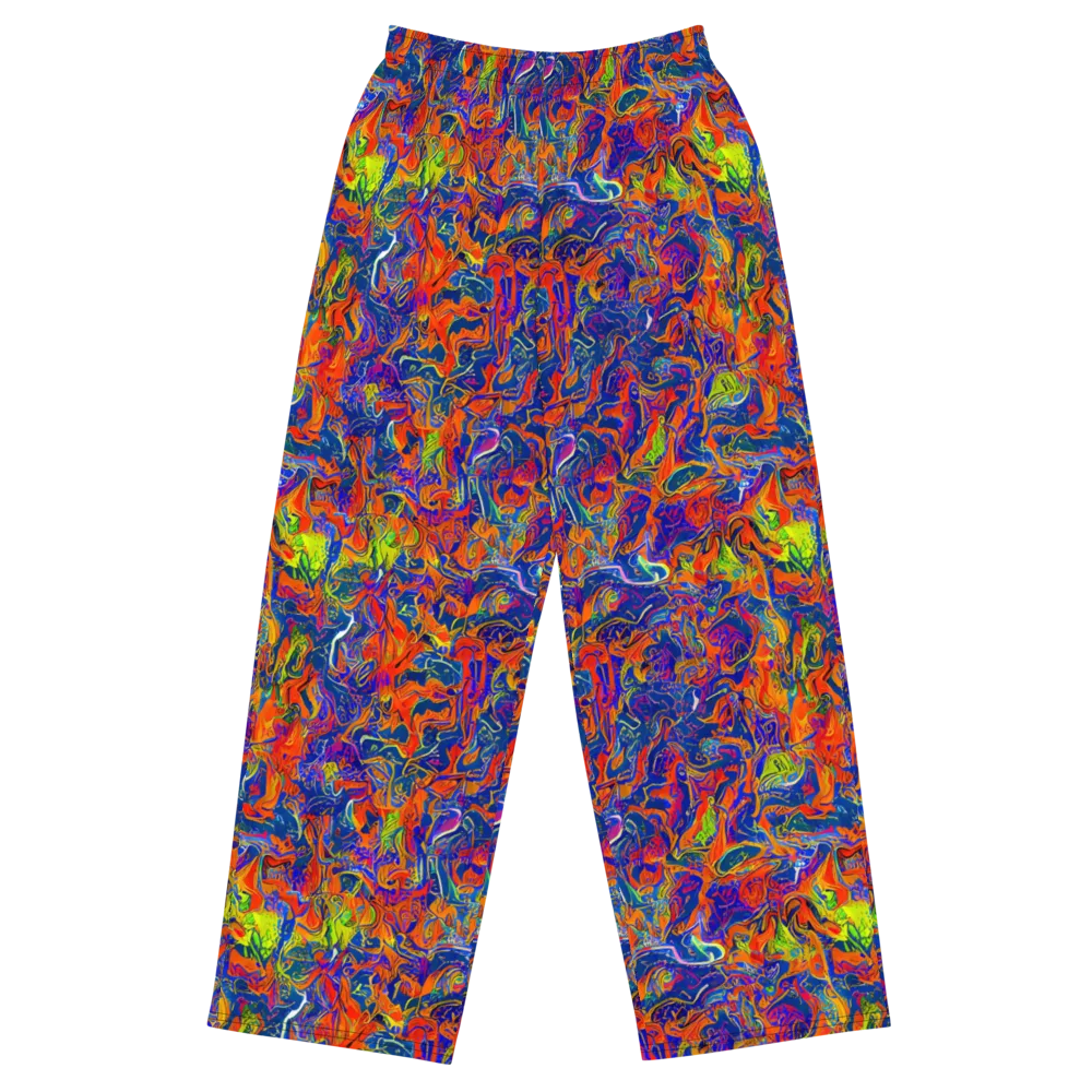 Flame Circuit on Wide-Leg Pants — Front