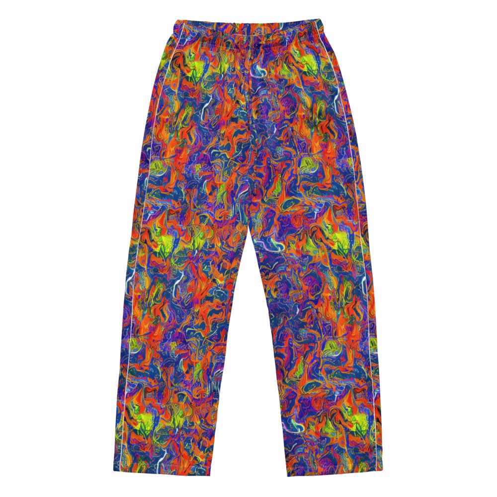 Flame Circuit on Women's Pajama Pants — Front