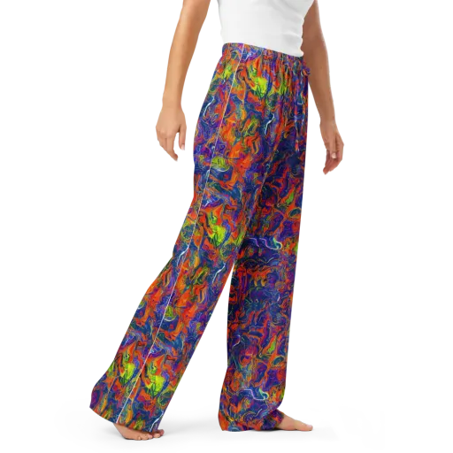 Flame Circuit on a Women's Pajama Pants
