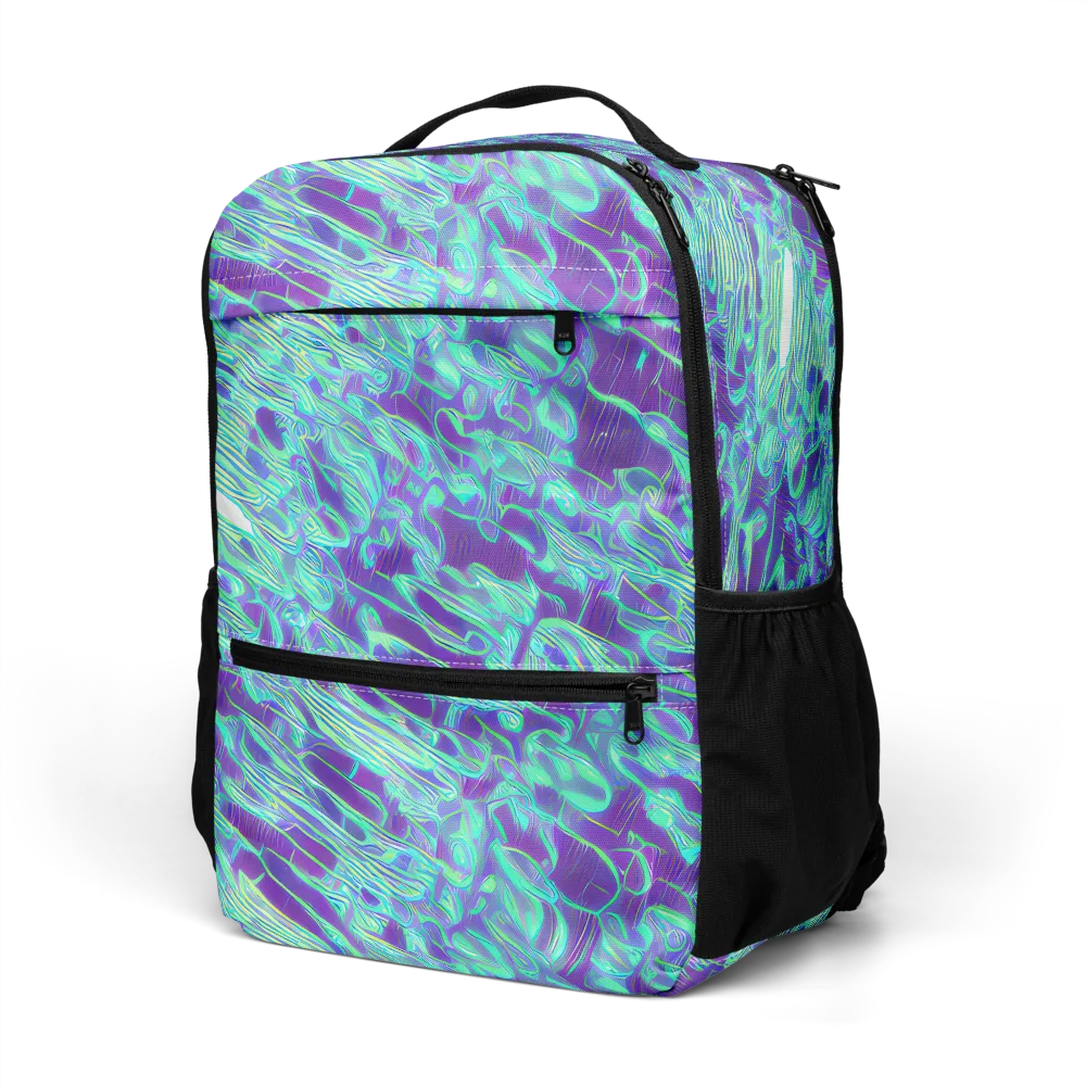 Aqua Fever on Utility Backpack — Left Front