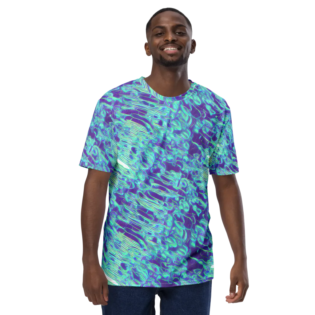 Aqua Fever on Men's Crew Neck T-Shirt — Front