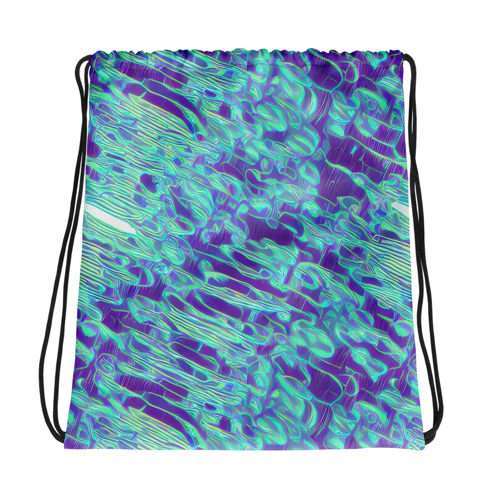 Aqua Fever on Drawstring Bag — Photo