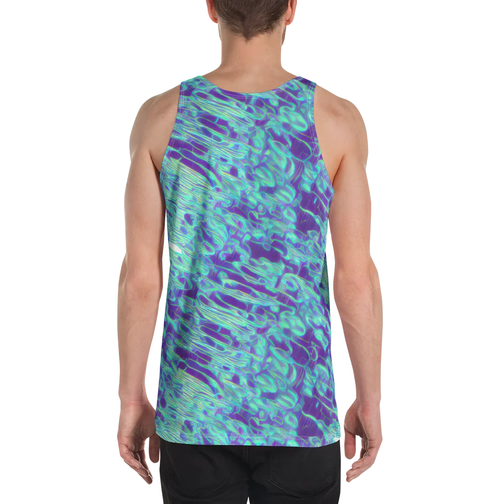 Aqua Fever on Men's Tank Top — Back