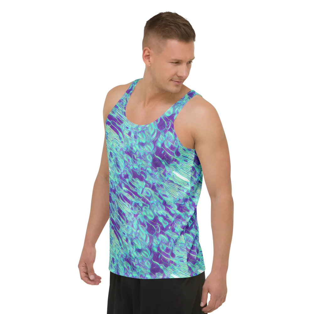Aqua Fever on Men's Tank Top — Left Front
