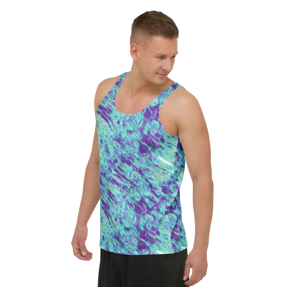 Aqua Fever on Men's Tank Top — Left Front