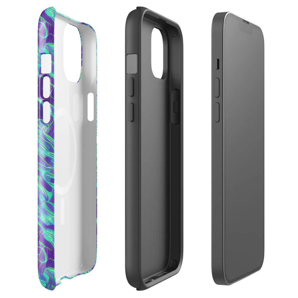 Aqua Fever on MagSafe Tough Case for iPhone® — Front