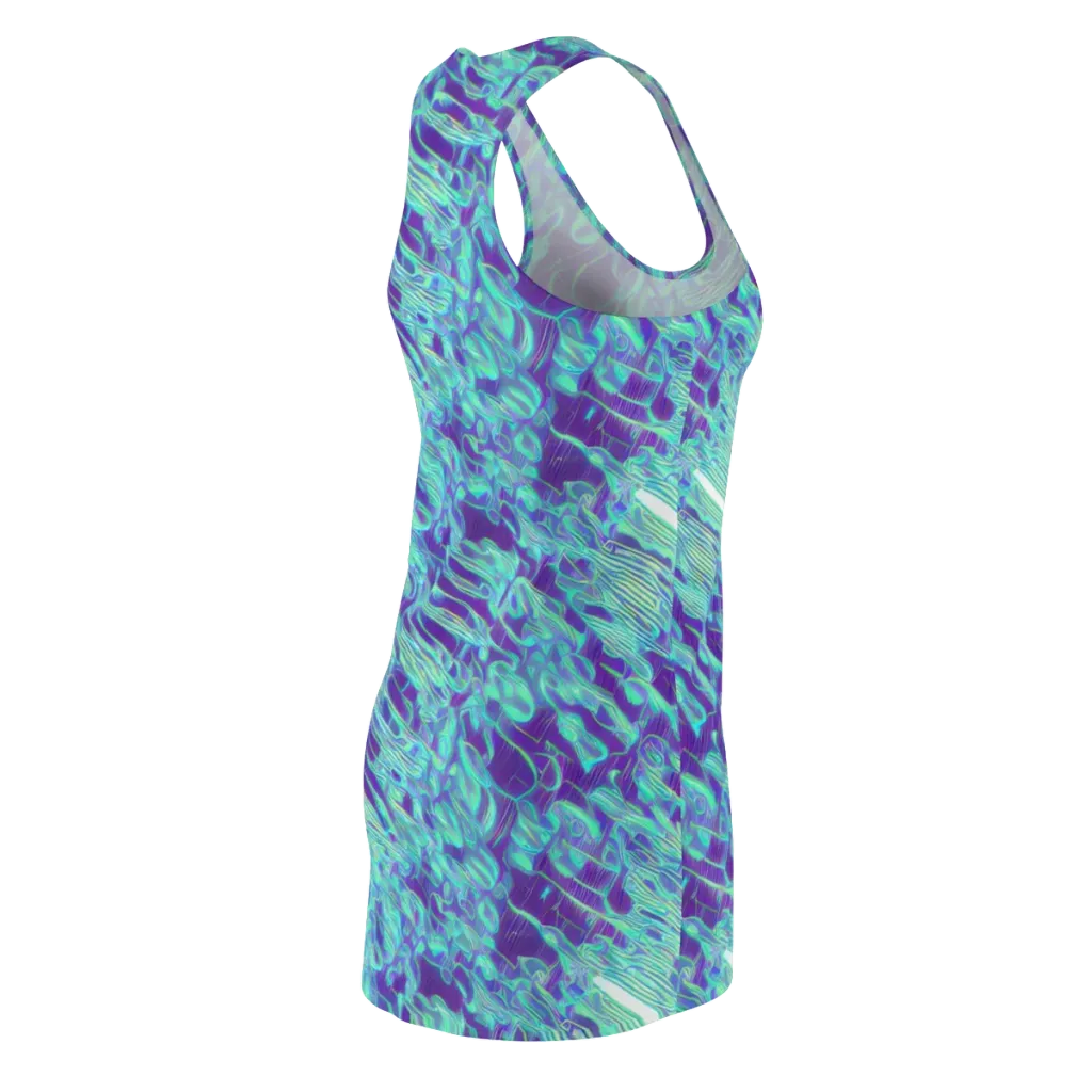 Aqua Fever on Racerback Dress — Back Side
