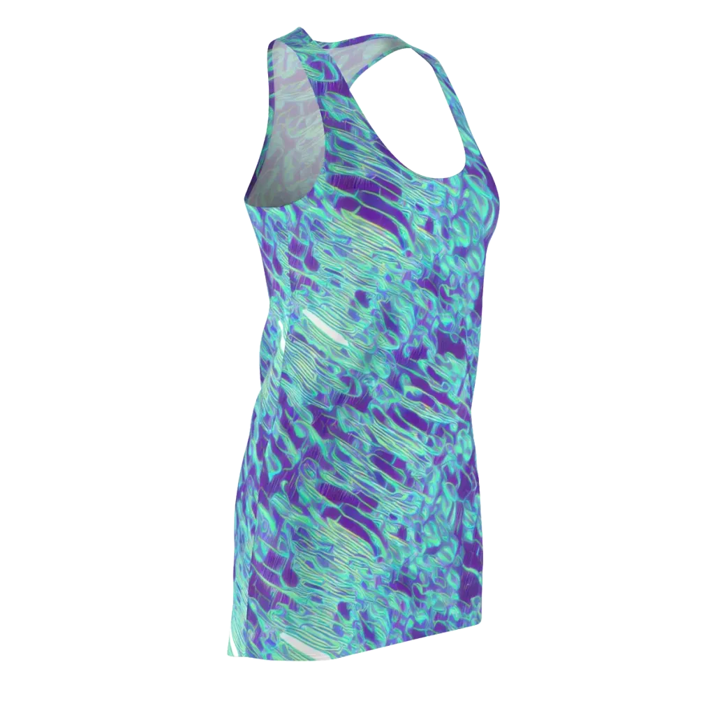 Aqua Fever on Racerback Dress — Front Side
