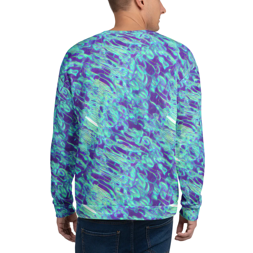 Aqua Fever on Sweatshirt — Back