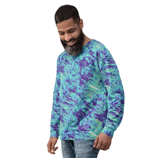 Aqua Fever on a Sweatshirt