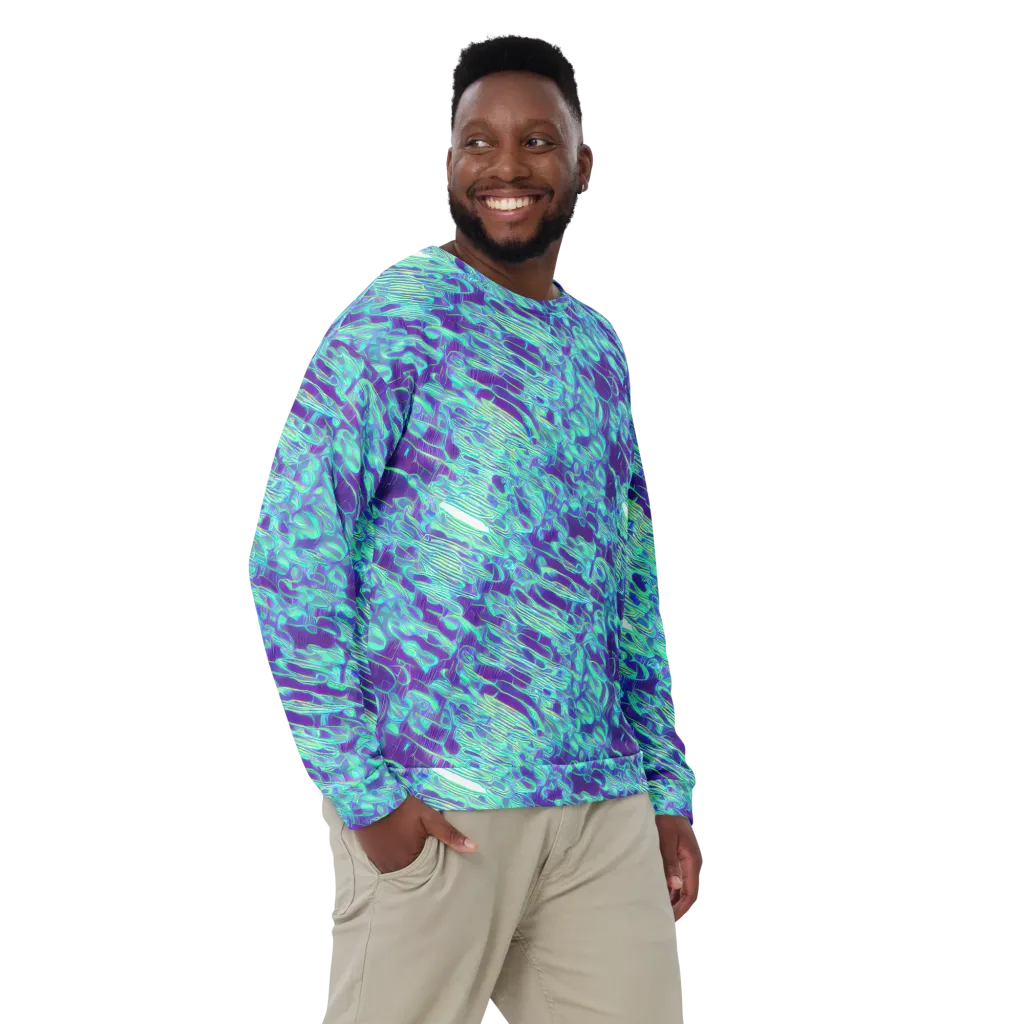 Aqua Fever on Sweatshirt — Front