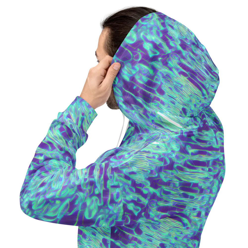 Aqua Fever on Hoodie — Back