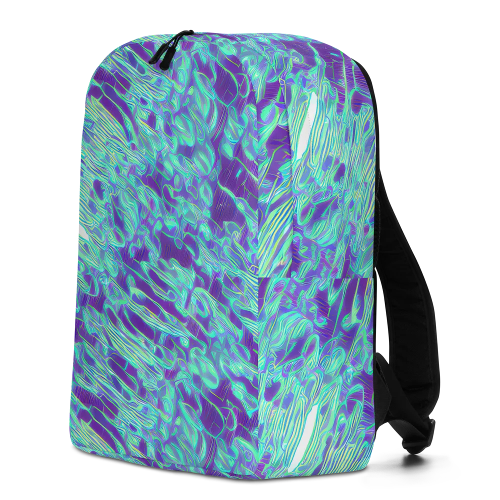 Aqua Fever on Minimalist Backpack — Left