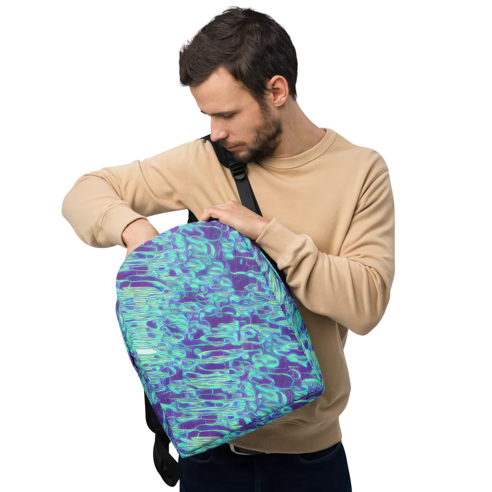Aqua Fever on Minimalist Backpack — Front