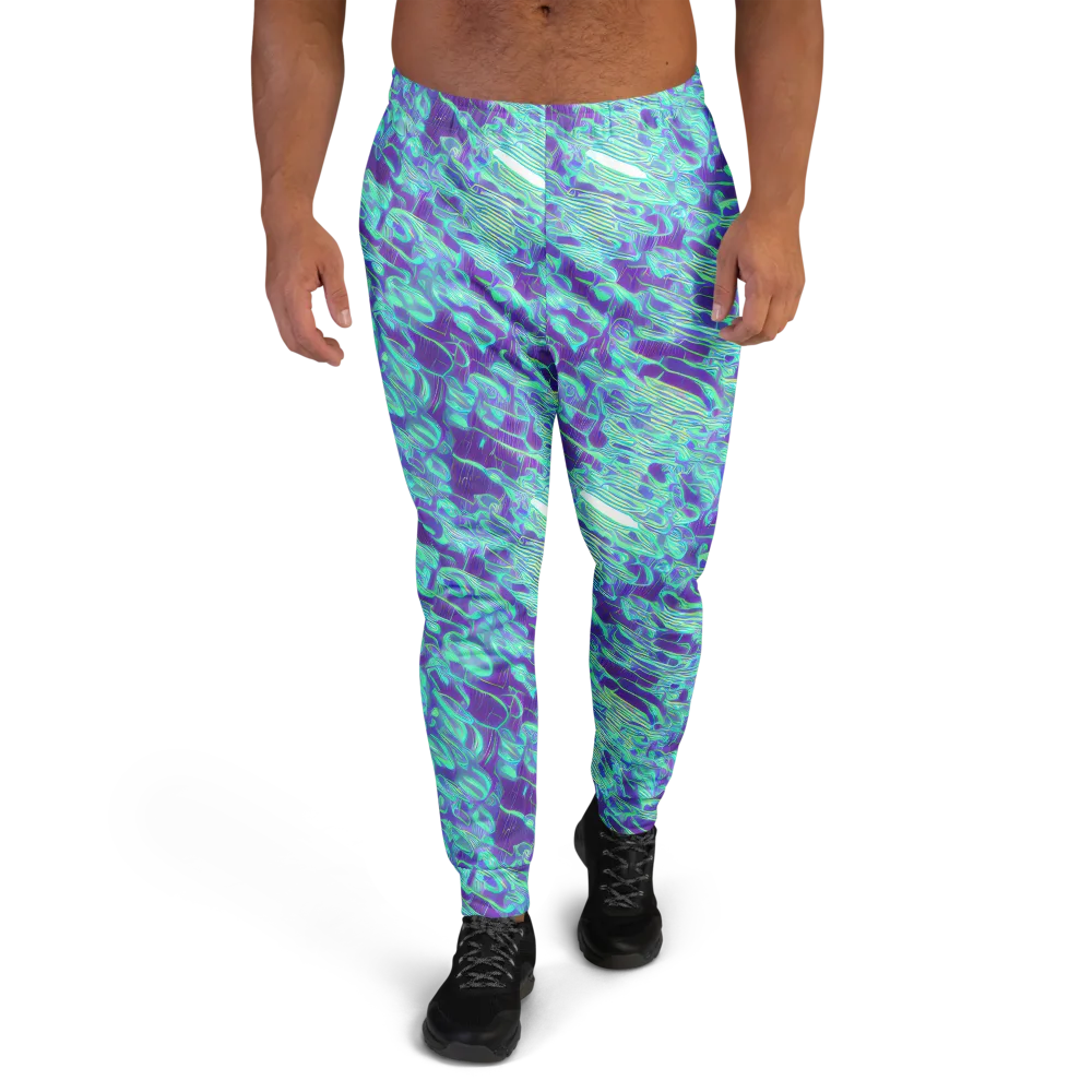Aqua Fever on Men's Joggers — Front