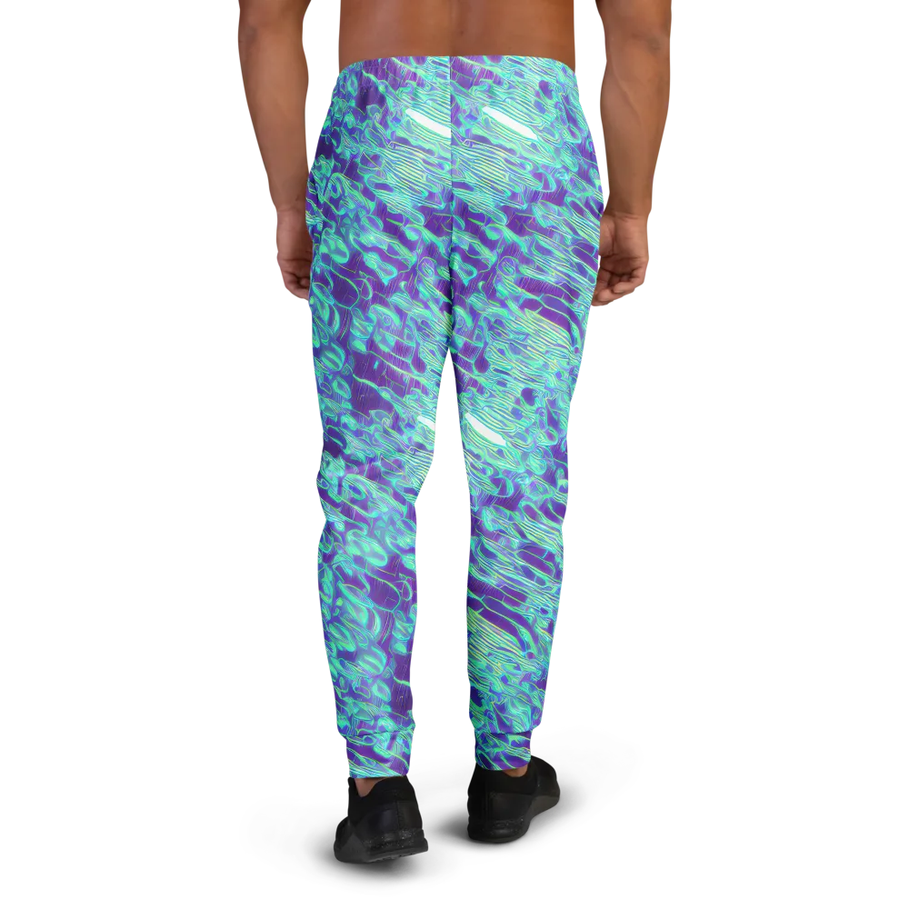 Aqua Fever on Men's Joggers — Back
