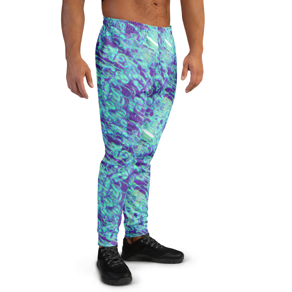 Aqua Fever on Men's Joggers — Right