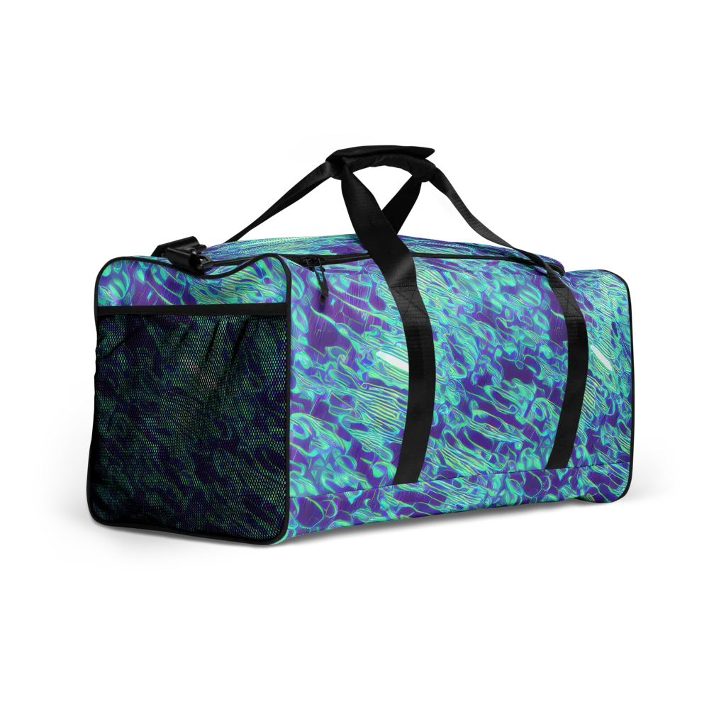 Aqua Fever on Duffle Bag — Right Front