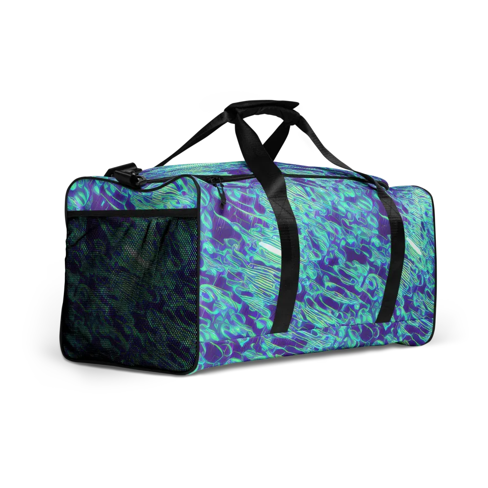 Aqua Fever on Duffle Bag — Right Front