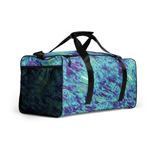 Aqua Fever on a Duffle Bag
