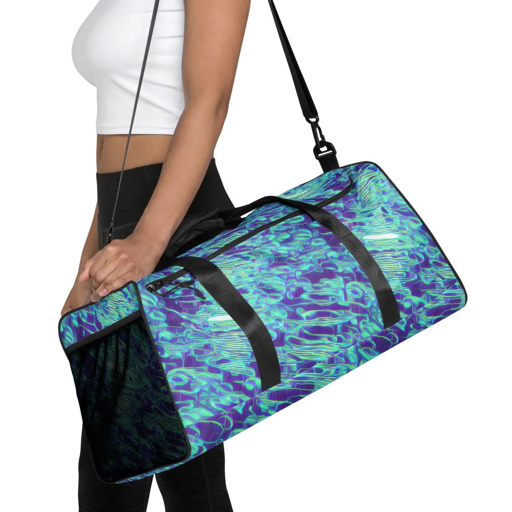 Aqua Fever on Duffle Bag — Front