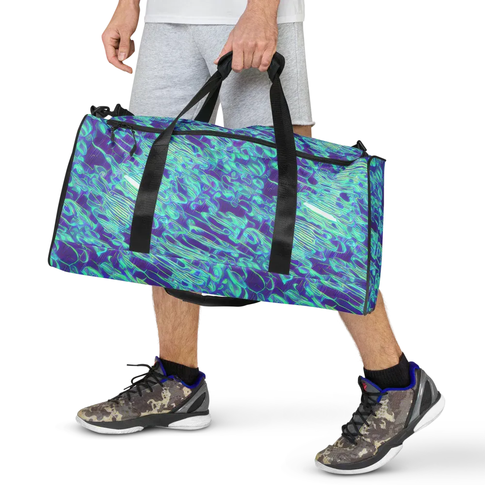 Aqua Fever on Duffle Bag — Front