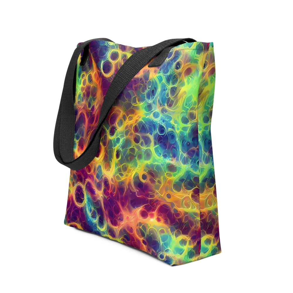 Neon Whorl on Tote Bag — Front