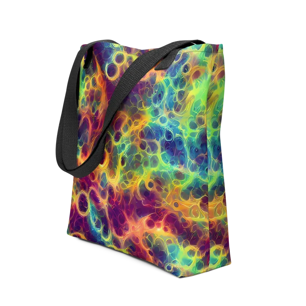 Neon Whorl on Tote Bag — Front