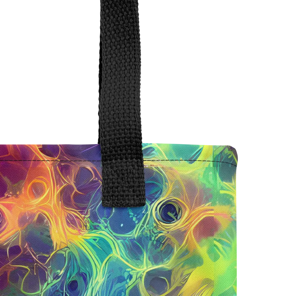 Neon Whorl on Tote Bag — Product details