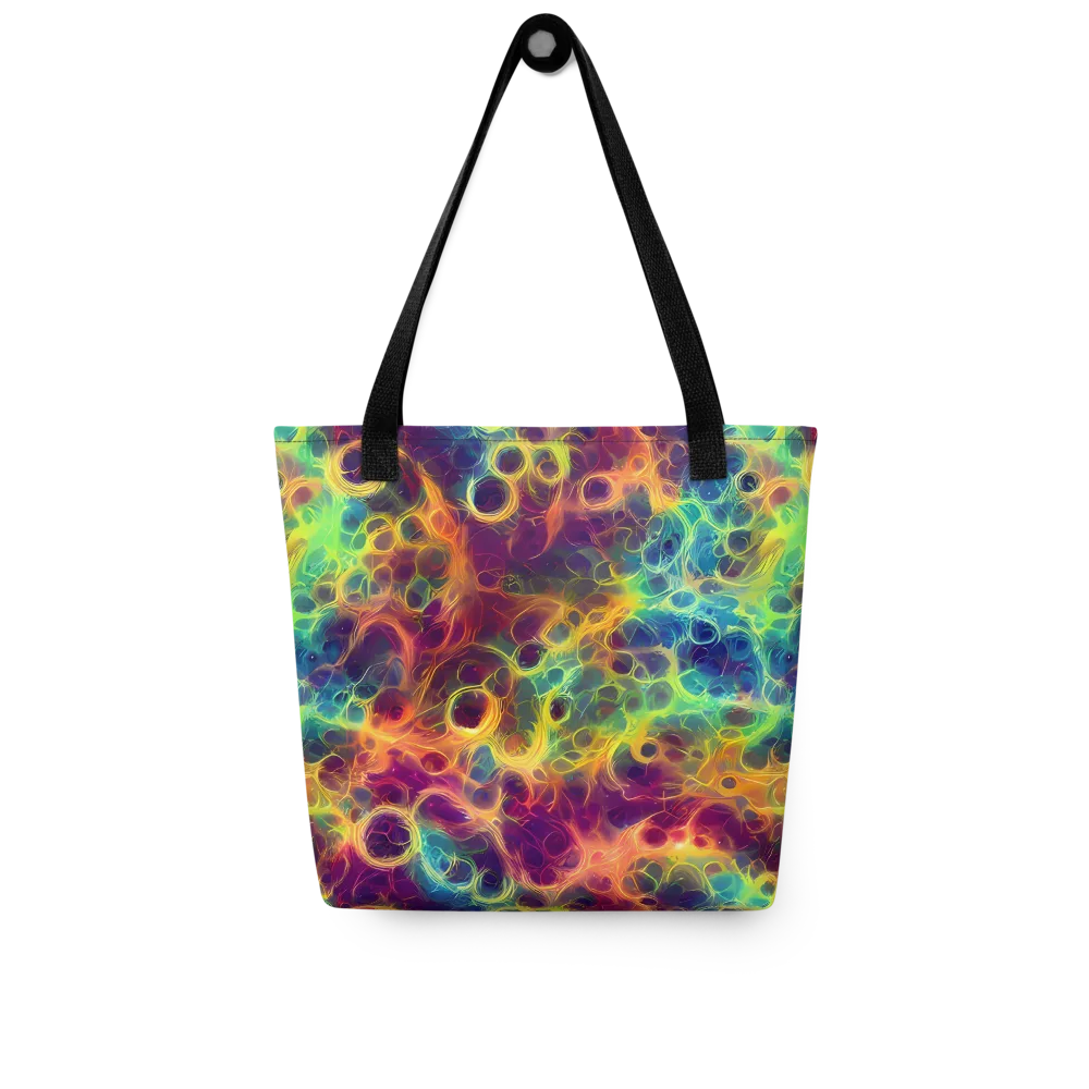 Neon Whorl on Tote Bag — Front