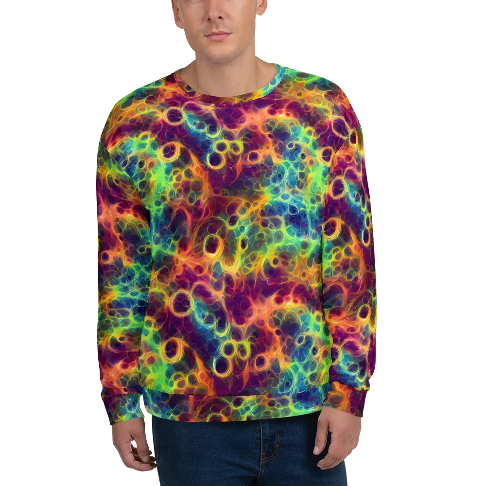 Neon Whorl on Sweatshirt — Front