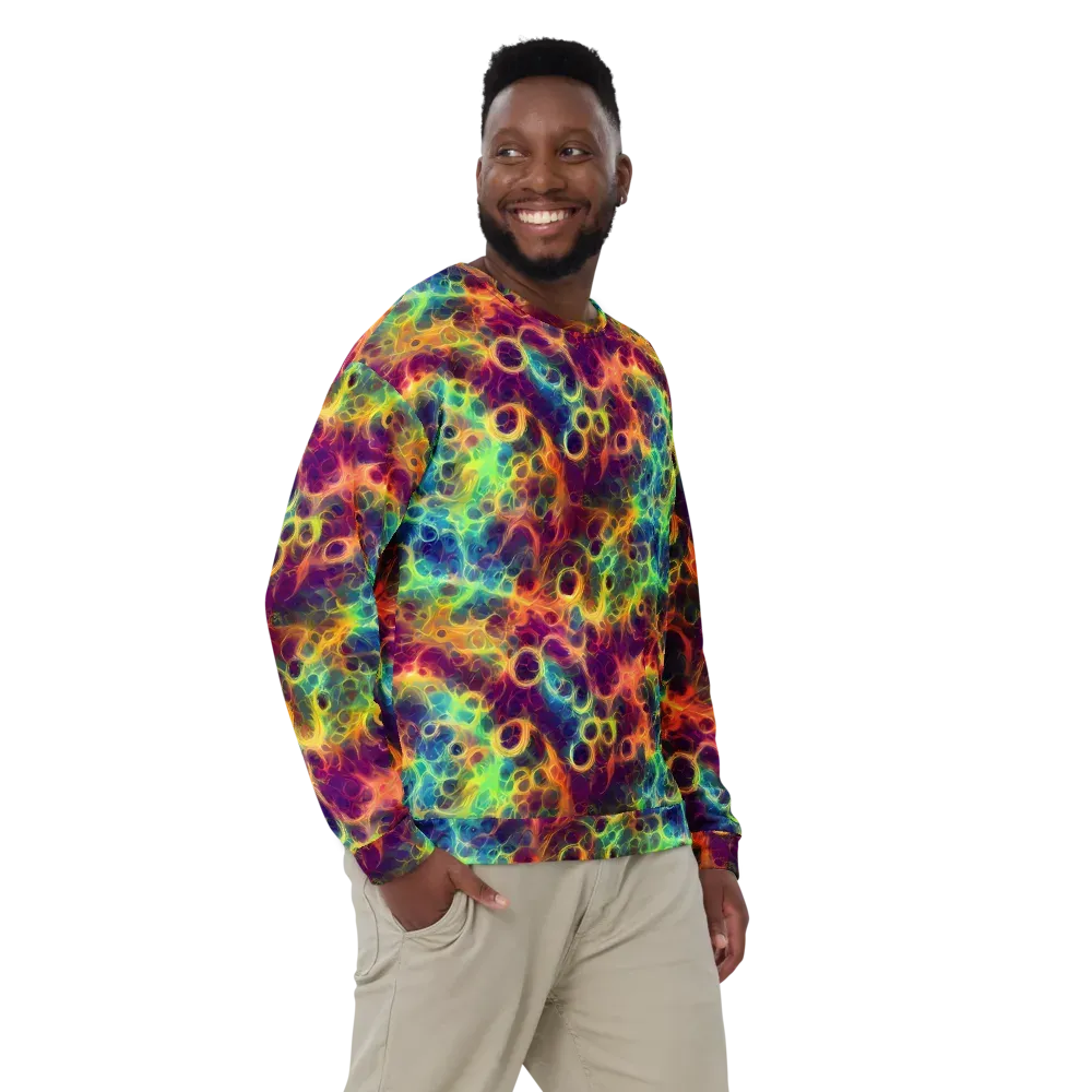 Neon Whorl on Sweatshirt — Front