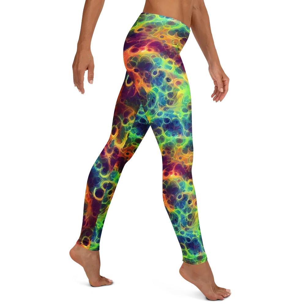 Neon Whorl on Leggings — Right
