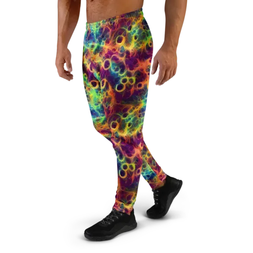 Neon Whorl on a Men's Joggers