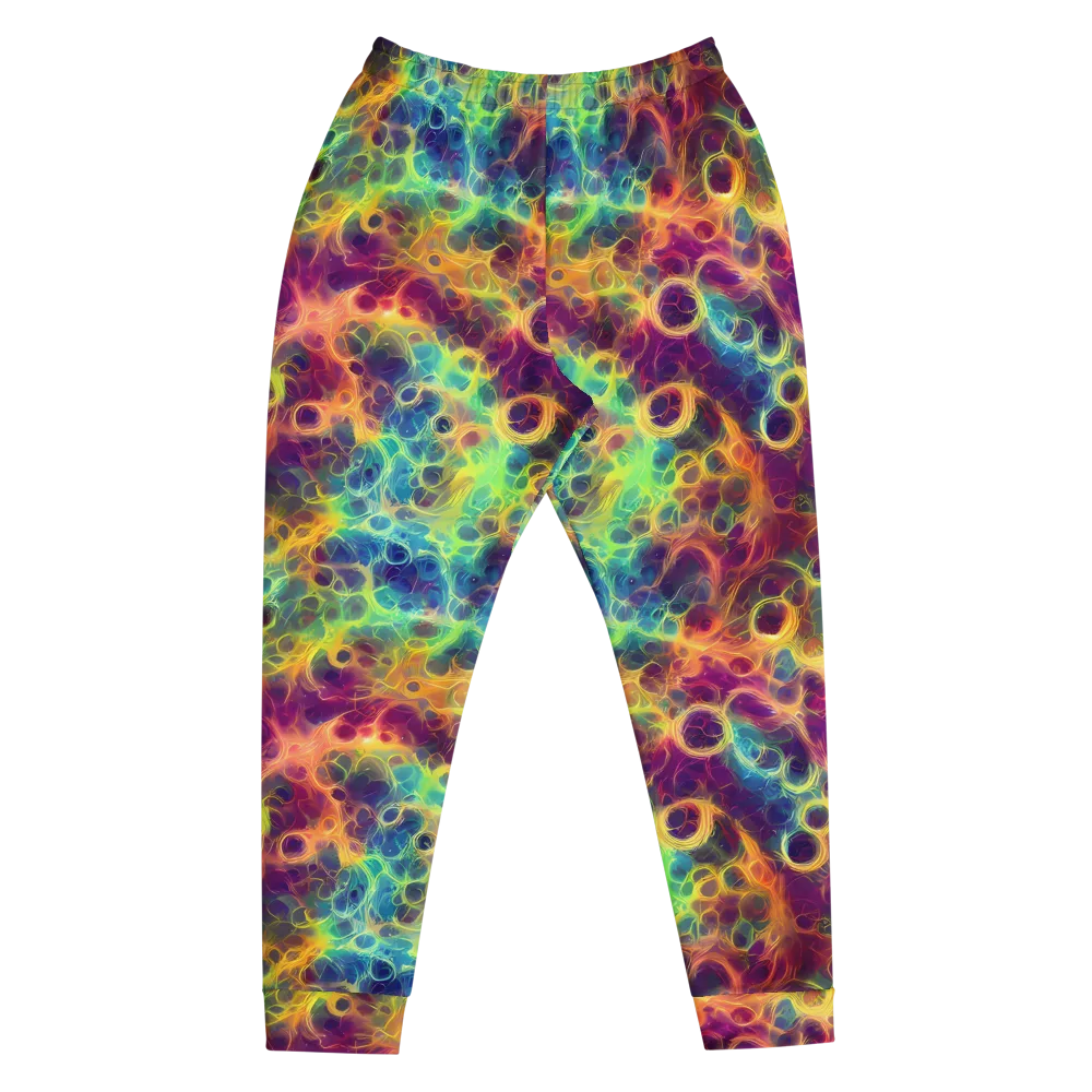 Neon Whorl on Men's Joggers — Front
