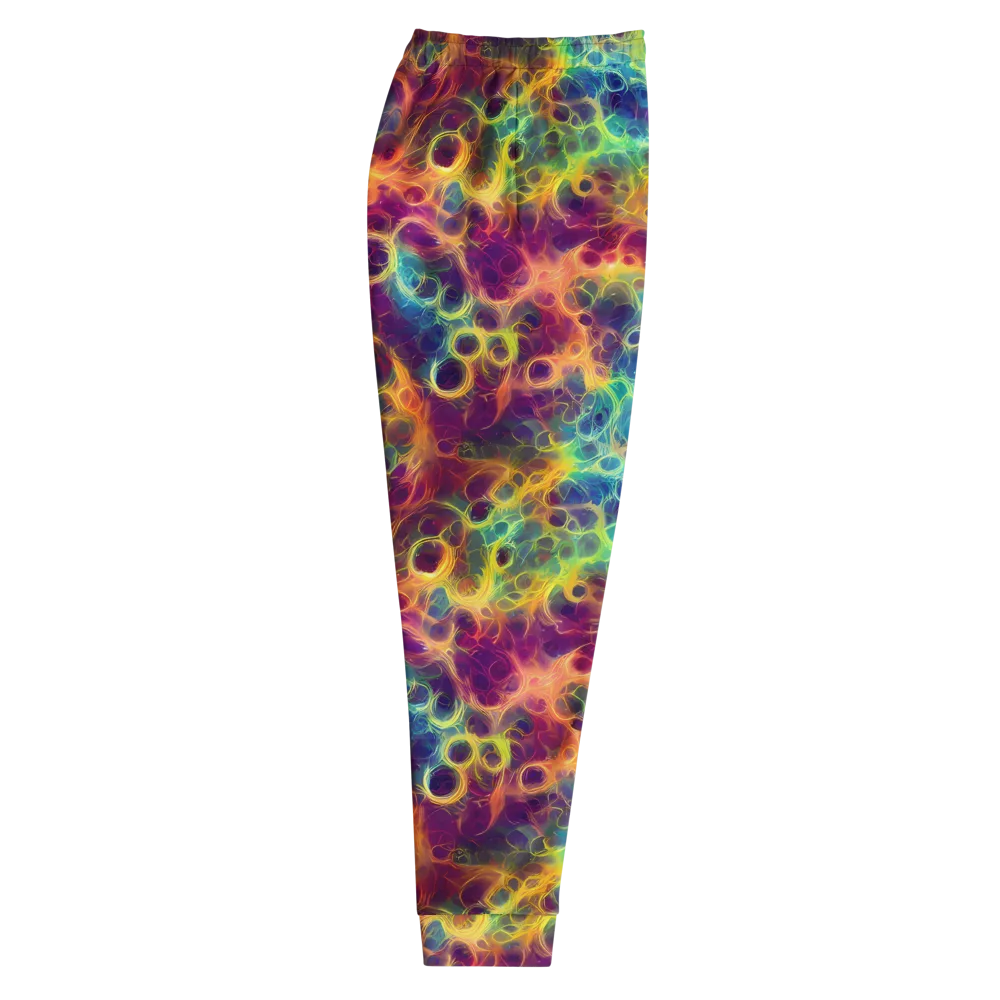 Neon Whorl on Men's Joggers — Right