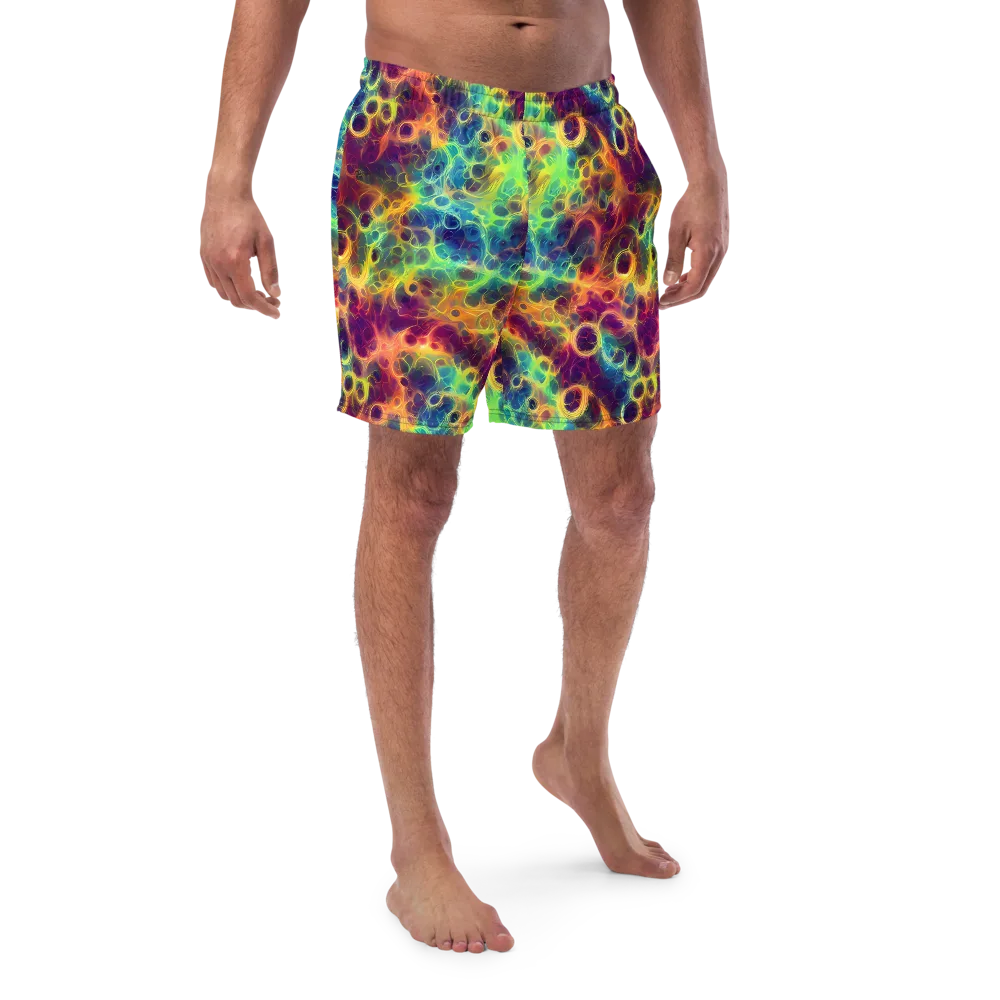 Neon Whorl on Swim Trunks — Front