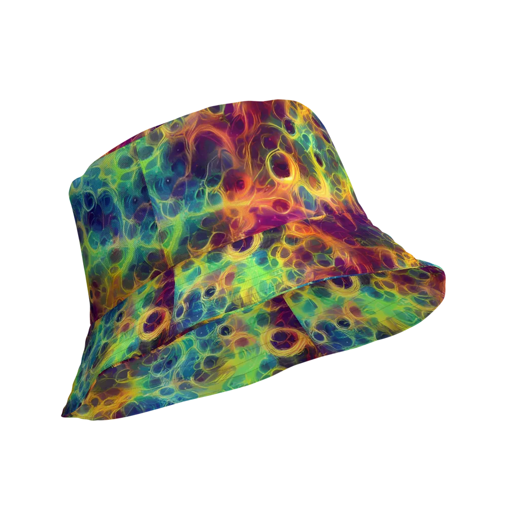 Neon Whorl on Reversible Bucket Hat — Product details Outside