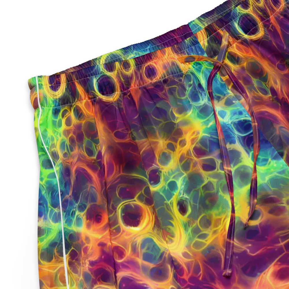 Neon Whorl on Women's Pajama Shorts — Product details