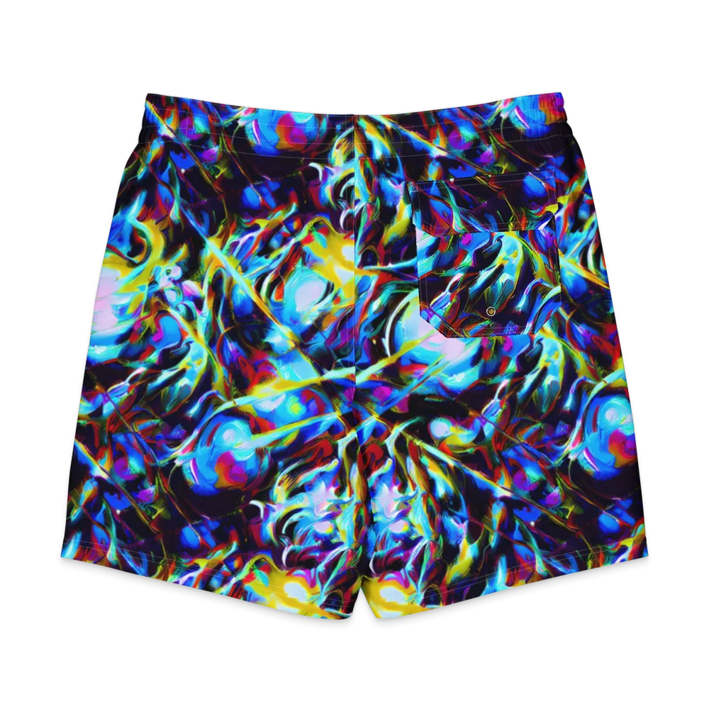 Spectrum Collision on Men's Board Shorts — Back
