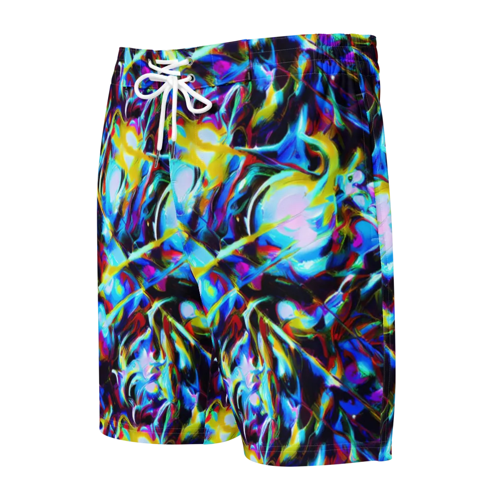 Spectrum Collision on Men's Board Shorts — Front