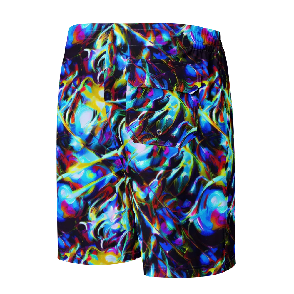 Spectrum Collision on Men's Board Shorts — Back