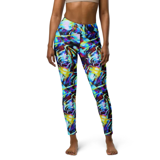 Spectrum Collision on a Yoga Leggings