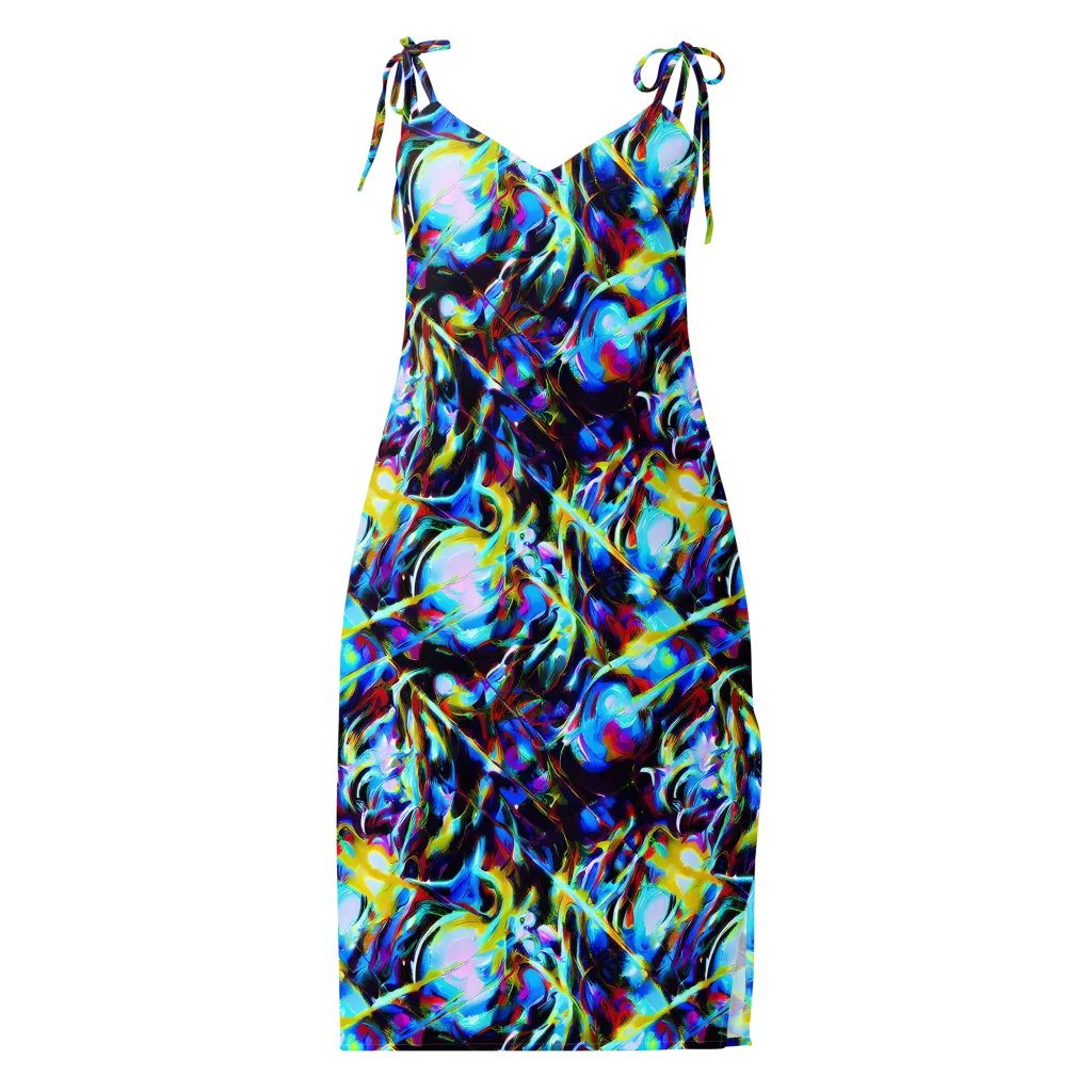 Spectrum Collision on Slip Dress — Front